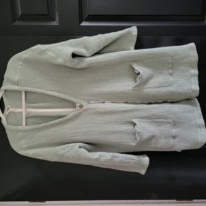 Free people waffle cardigan
